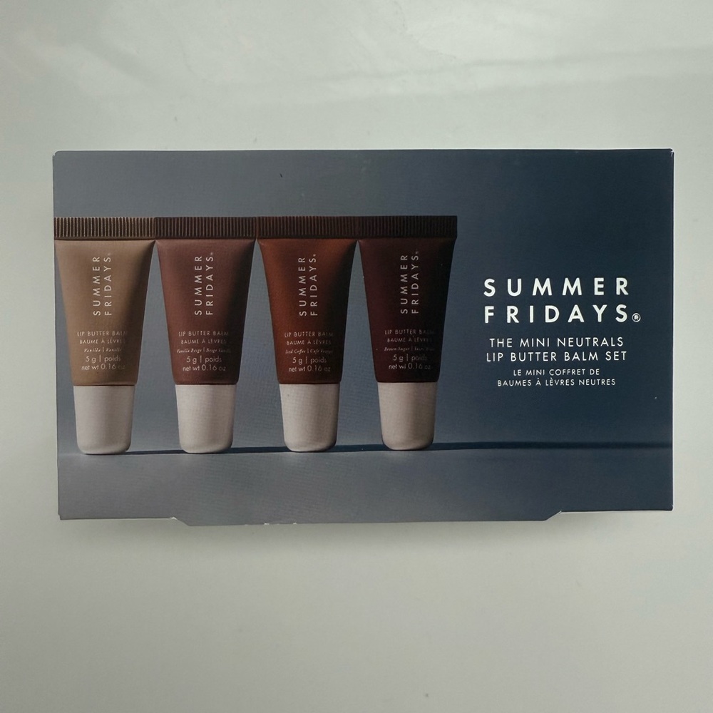 NIB Summer Fridays Lip Butter Balm Set